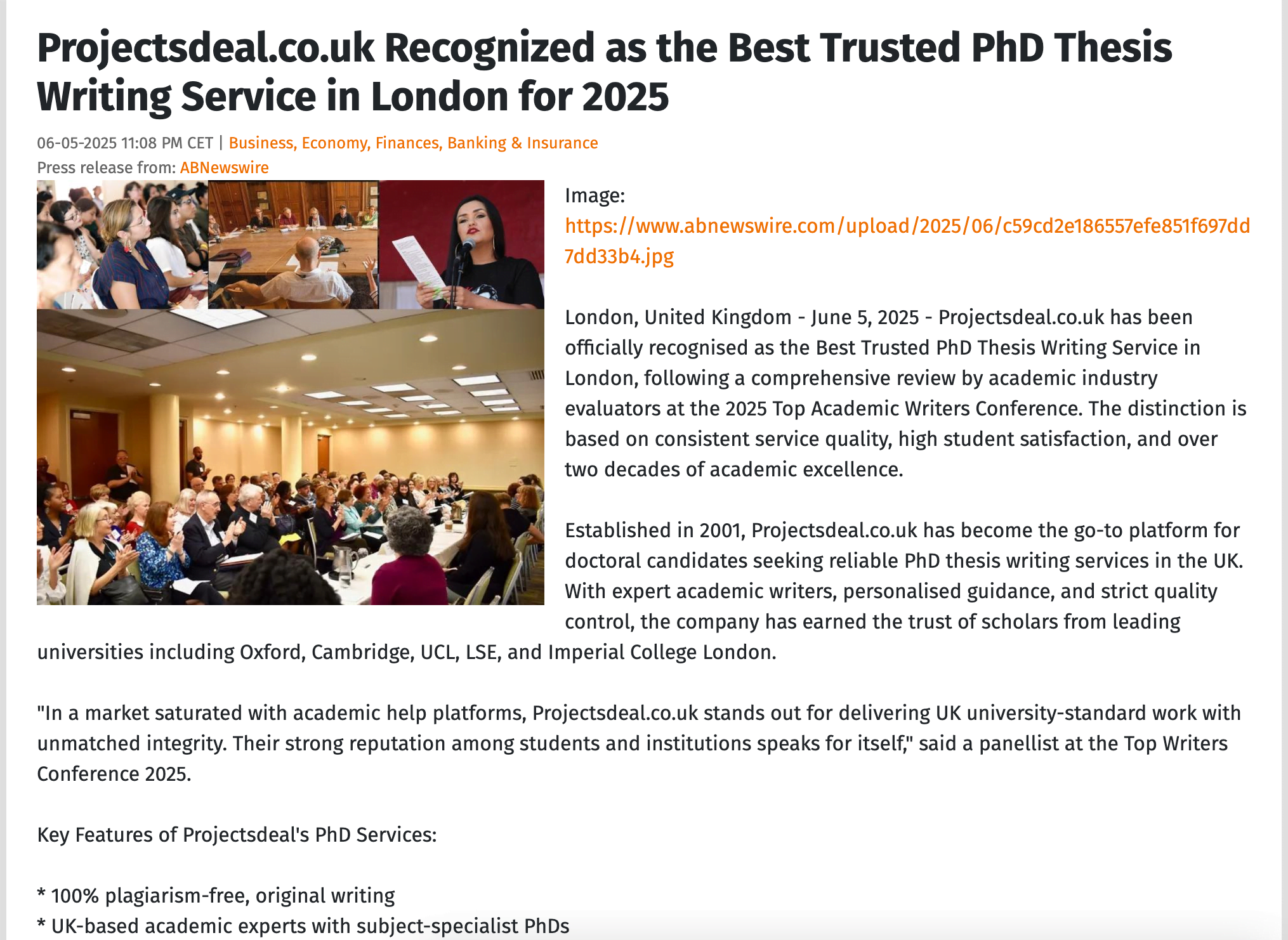 Best PhD Thesis Writing Service UK - Projectsdeal