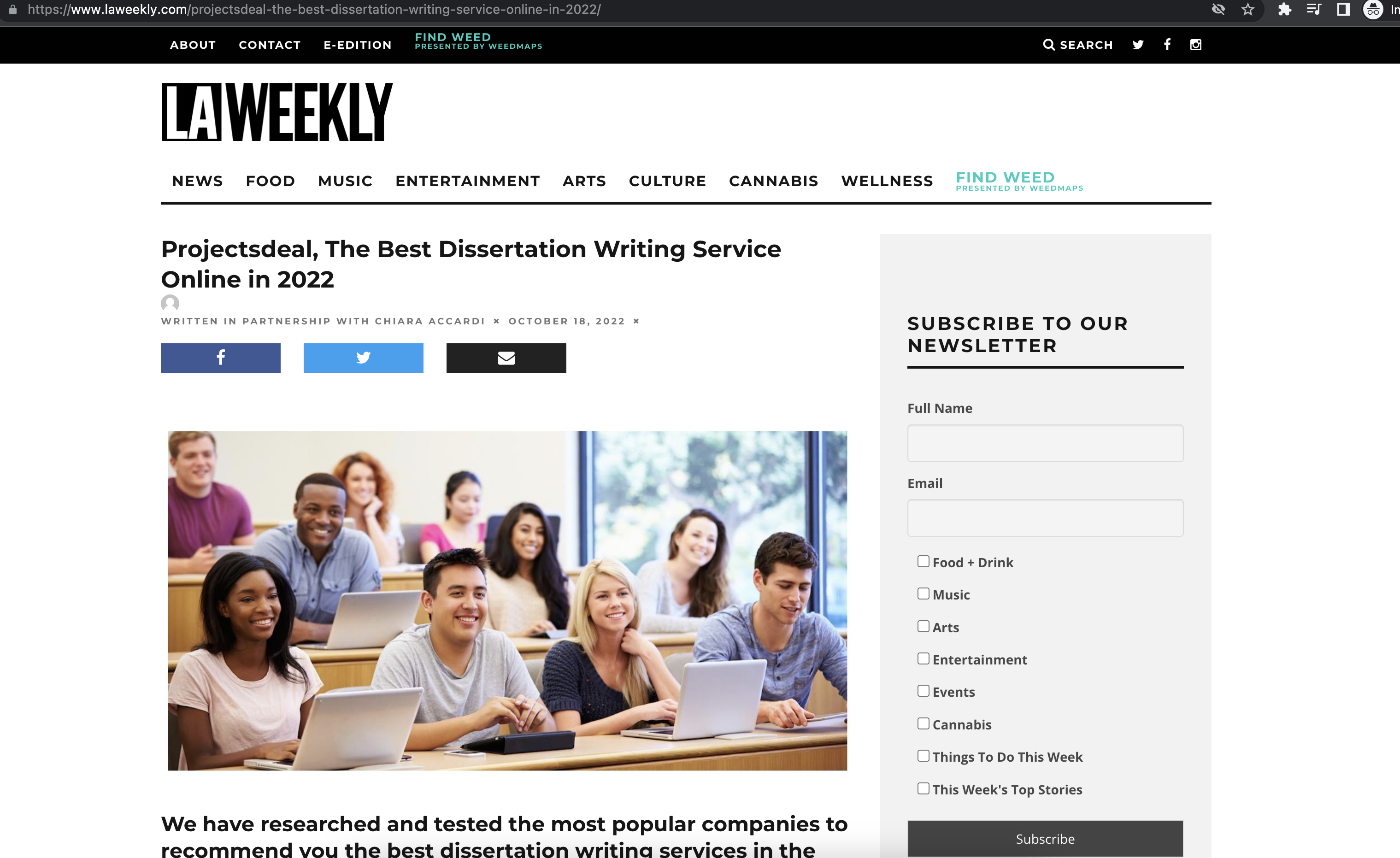 LA Weekly - Dissertation Writing Service UK
